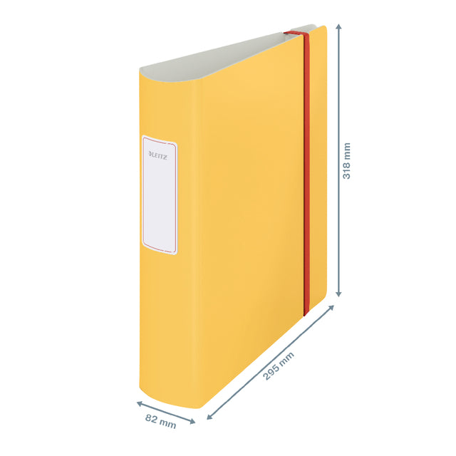 Leitz Cosy Active 180° PP Ordner A4 82mm Warm Geel met ergonomisch design - 2