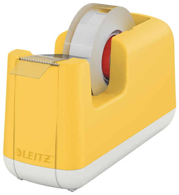 PLAKBANDHOUDER Leitz Cosy geel, inclusief plakband