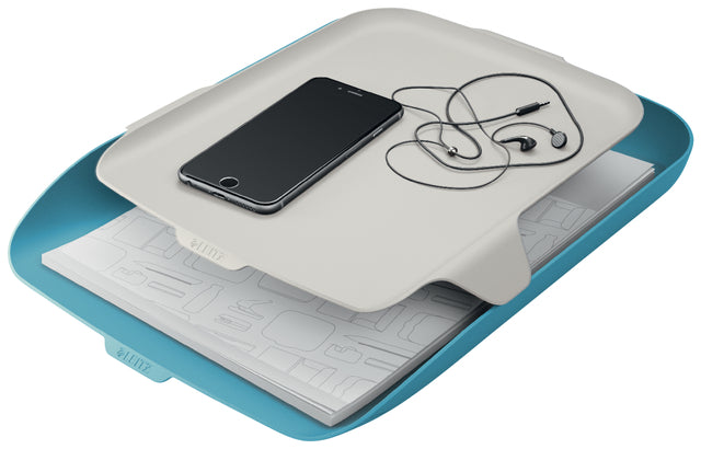 Leitz Cosy A4 Brievenbak met Desk Organizer Blauw - 3