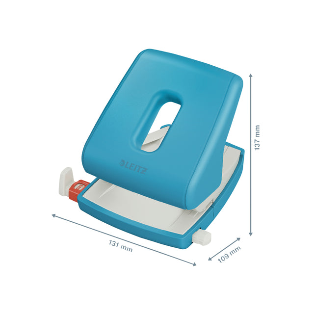 Perforator Leitz Cosy, 30 vel, blauw - 2
