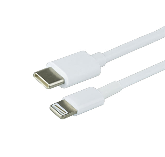 Green Mouse Lightning-C Kabel 2 meter Wit