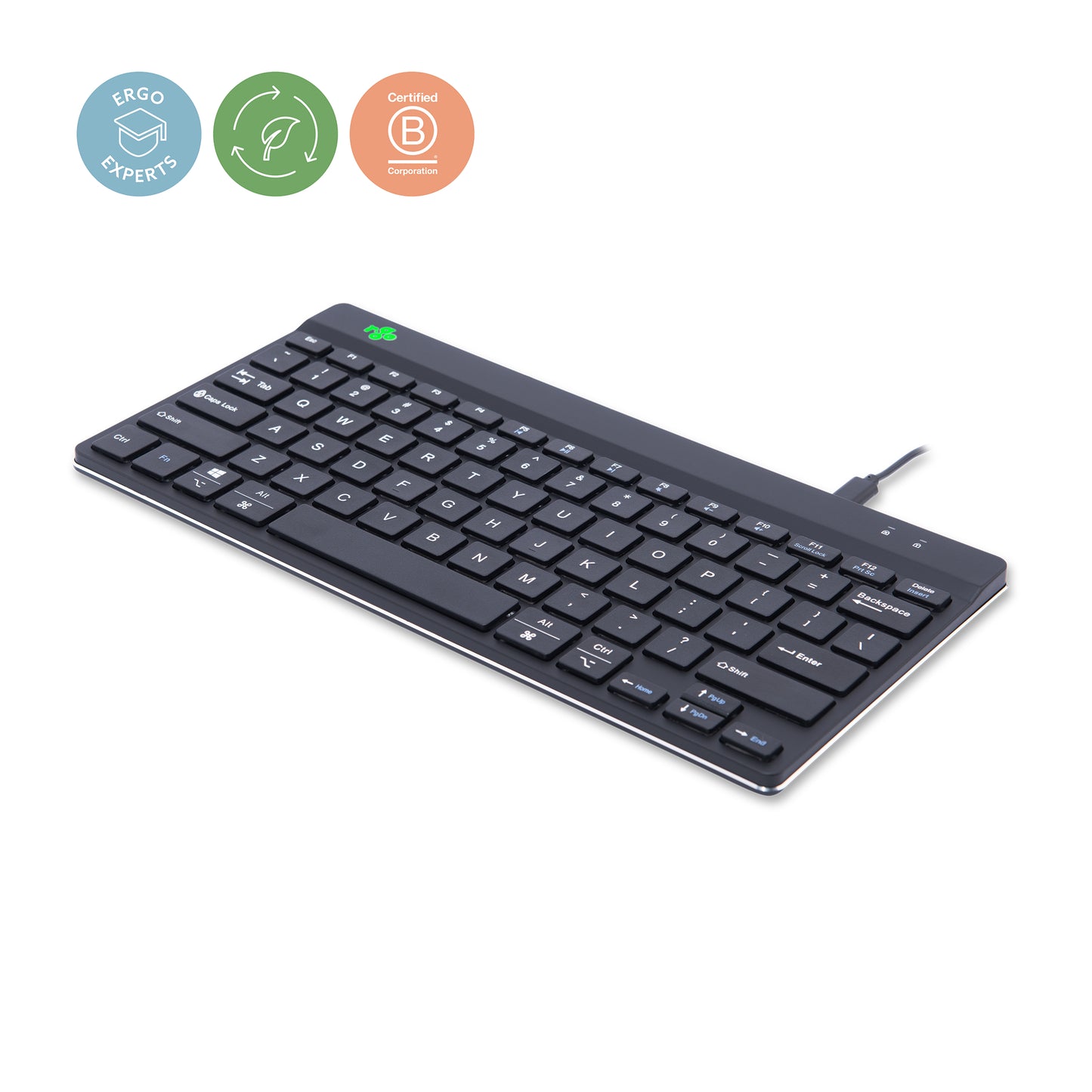 R-Go Ergonomisch Compact Break QWERTY Toetsenbord met Pauzesignalen