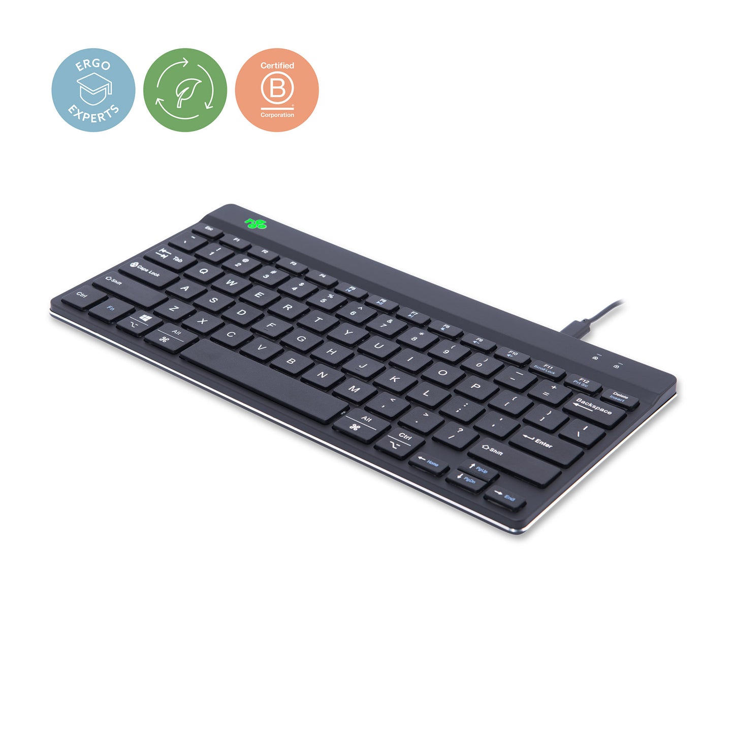 R-Go Ergonomisch Compact Break QWERTY Toetsenbord met Pauzesignalen - 2
