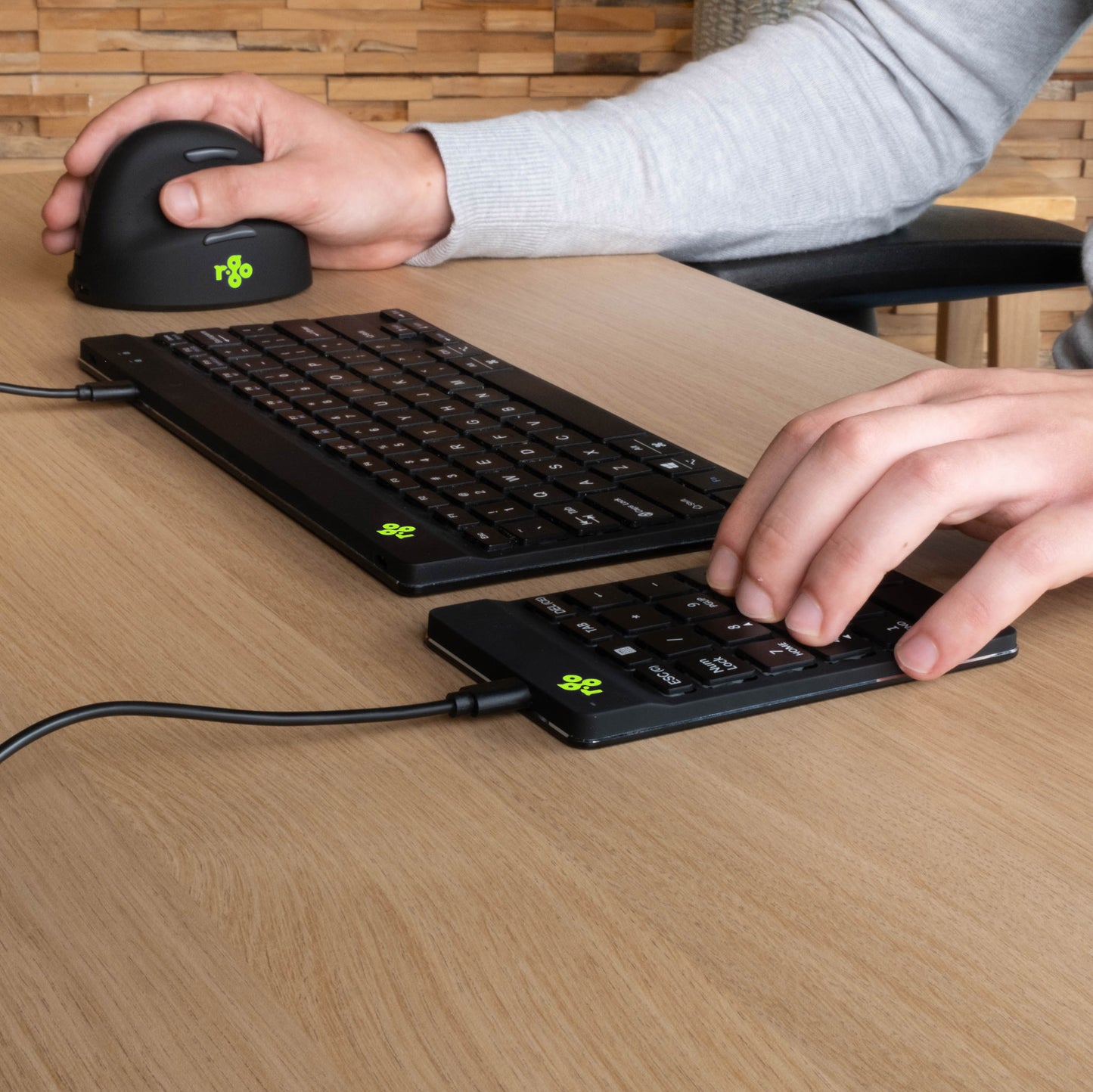 R-Go Ergonomisch Numpad Break Draadloos - 8