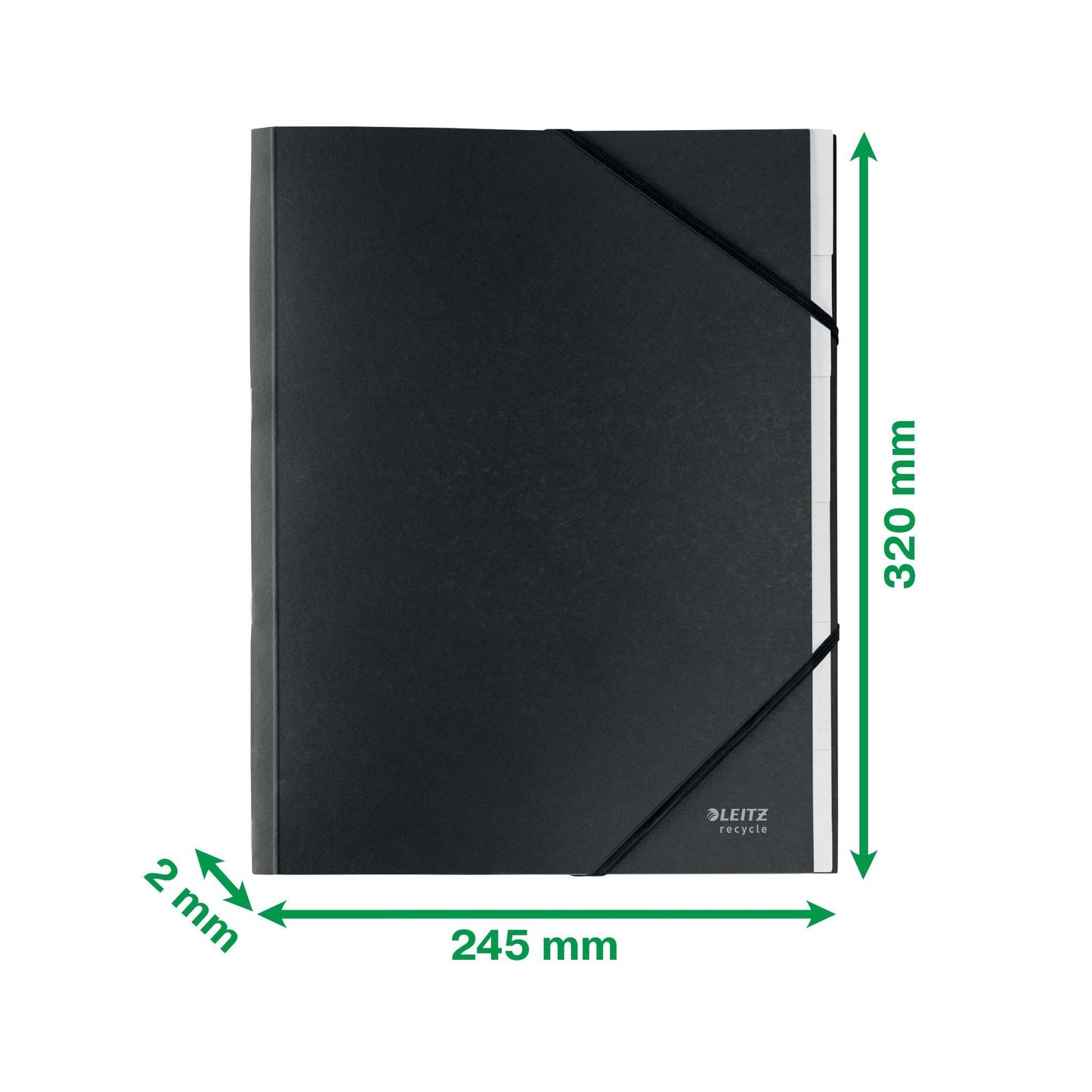 Leitz Recycle Sorteermap 6 Tabs Zwart - 2