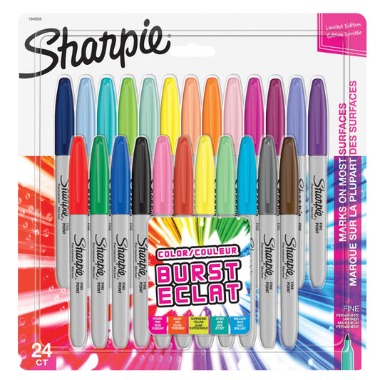 Sharpie Burst Permanent Marker Assorti 24 stuks