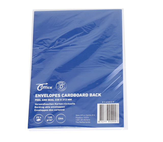 Envelop Office 220x312mm A4 met bordrug en zelfklevende sluiting - 2