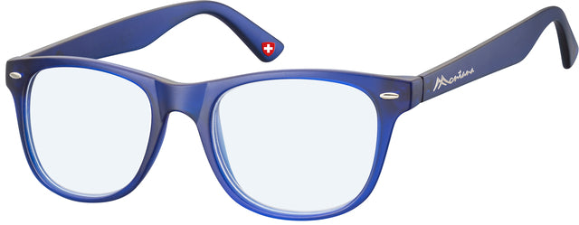 Blue Light Filter Bril Montana +0.00dpt in Blauw
