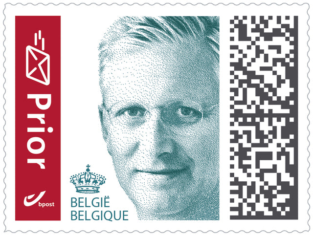 Belgische Prior Zelfklevende Postzegel 50 stuks