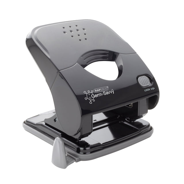 Rapesco Antibac X5-40ps 2-Gaten Perforator, Zwart