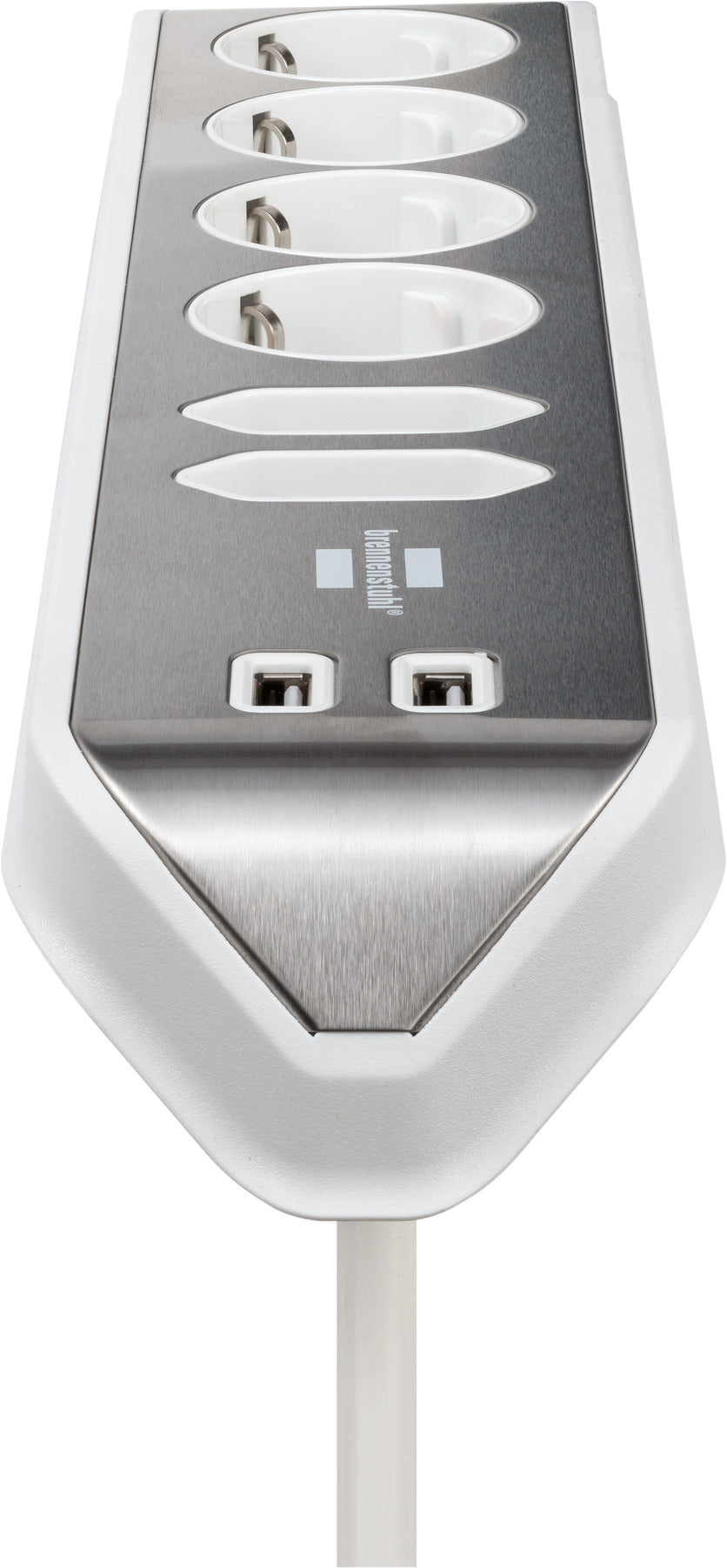 Brennenstuhl Estilo 6-voudige stekkerdoos met USB en 2 meter kabel - 2