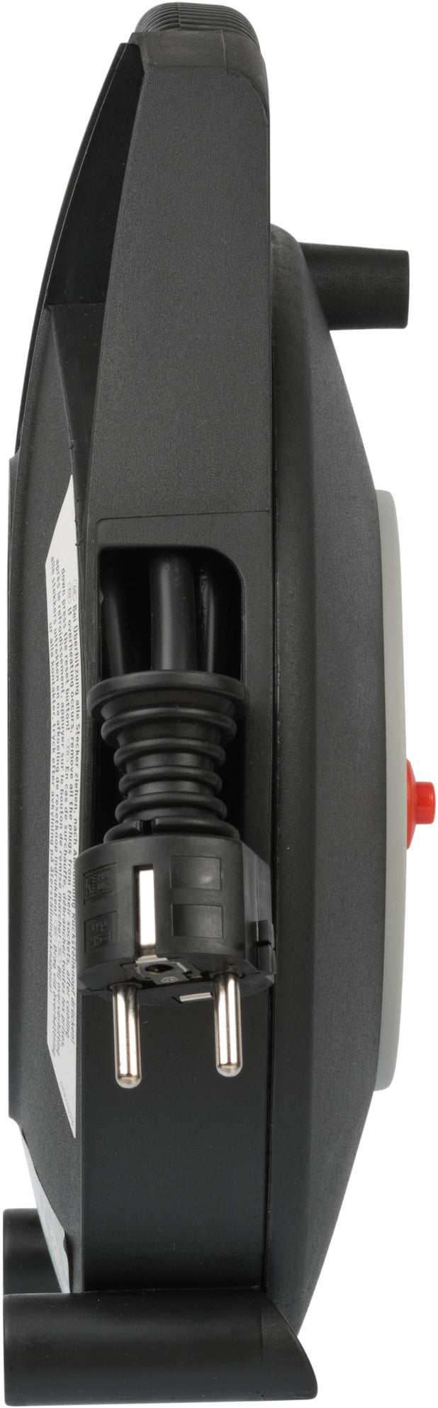 Brennenstuhl Vario Line 4-voudige kabelhaspel 10 meter zwart/lichtgrijs - 2