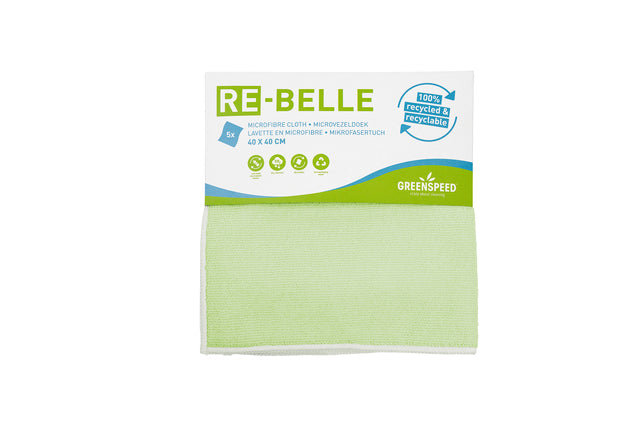 Re-belle Microvezeldoek 40x40cm Groen
