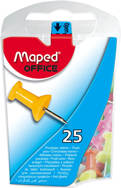 Maped Office Punaise 25 stuks assorti kleuren