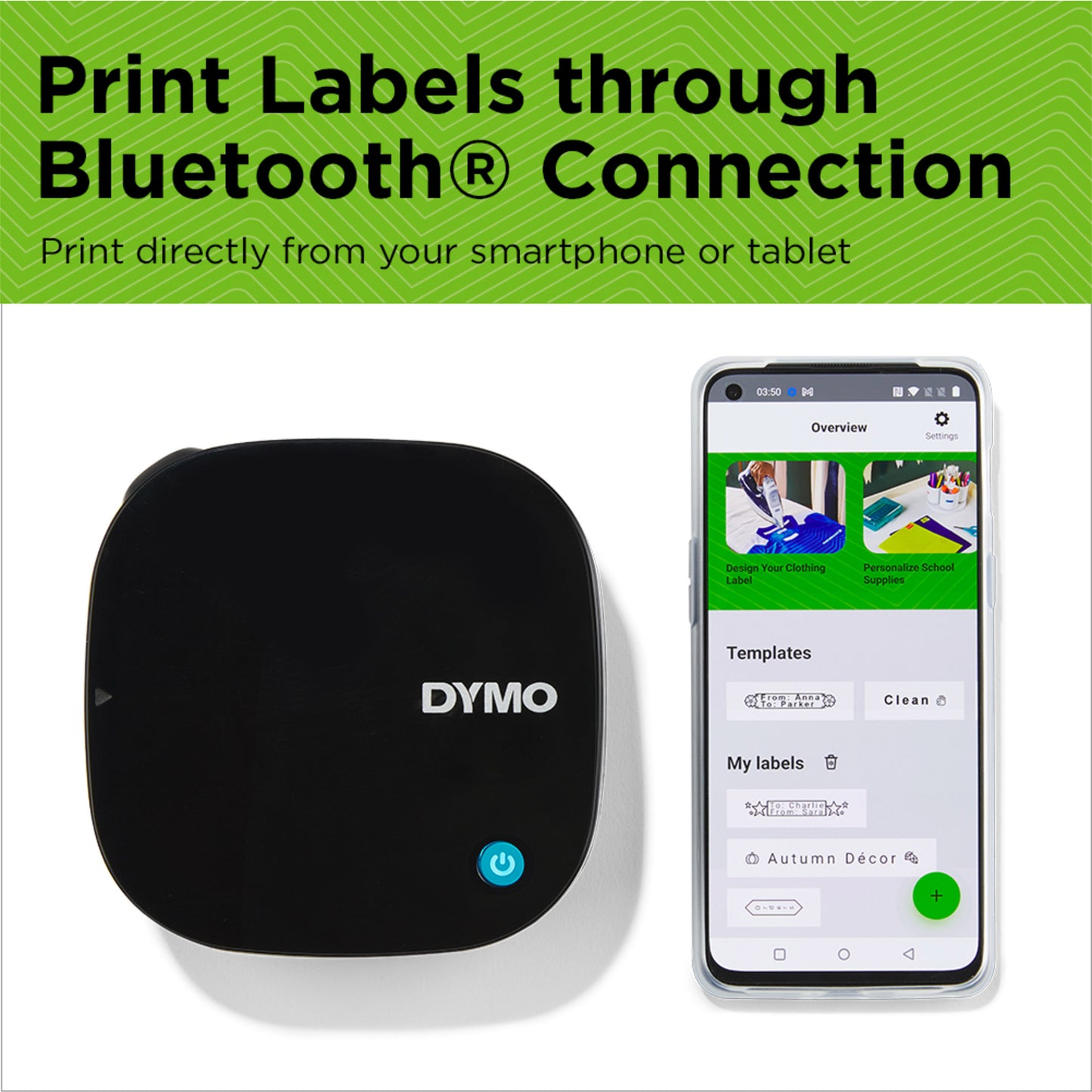 Dymo LetraTag 200B 12mm zwart display - 4