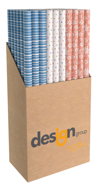 Design Group Moments Inpakpapier 200x70cm assorti