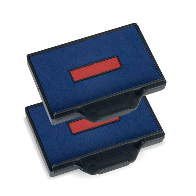 Stempelkussen Trodat 6/56/2 blauw/rood (2 stuks)