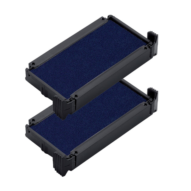 Blauw reserve inktkussen voor Trodat Printy 6/4910, 2 stuks