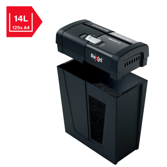 Rexel Secure X8 P4 Papiervernietiger 4x40mm Handmatig - 2