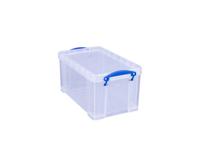 Opbergbox RU 8 liter transparant wit 340x200x175mm