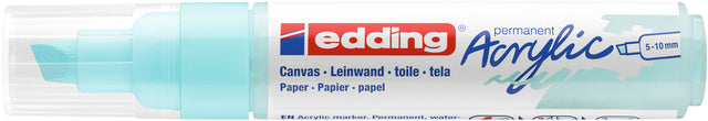 Acrylmarker edding e-5000 Breed Pastel Blauw 5-10mm