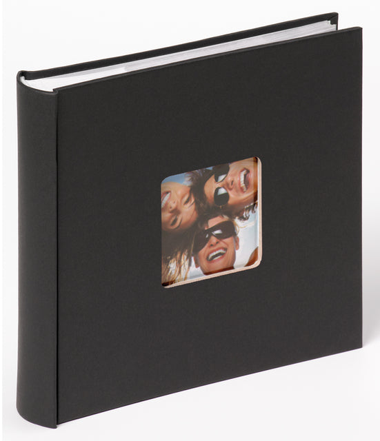 Walther Fun Fotoalbum 22x24 cm Zwart, 200 foto’s