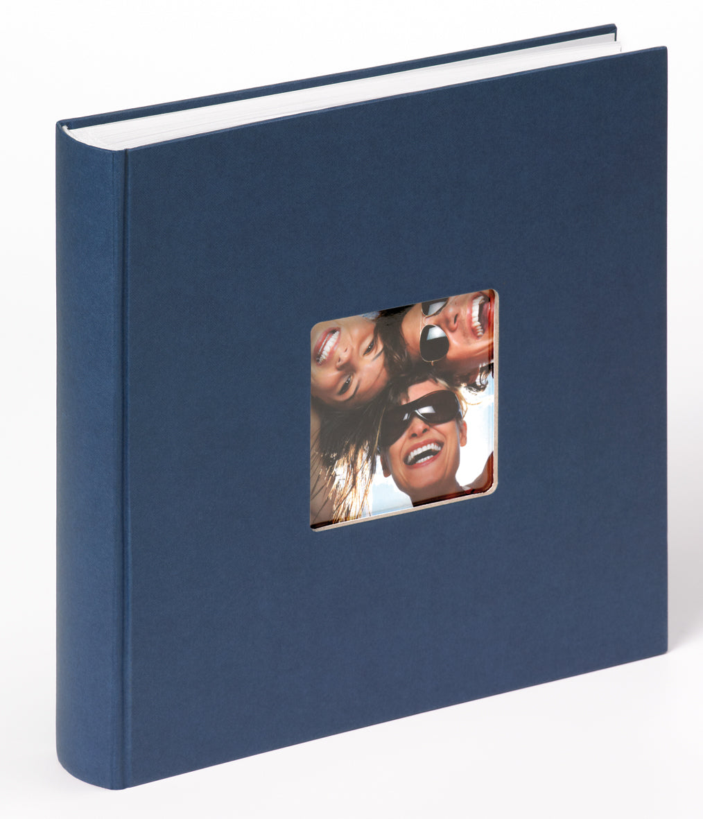 Walther Design Fotoboek Fun 30x30cm Blauw 100 Pagina's