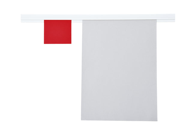Zelfklevende Wandlijst MAUL Express Rail 50cm Wit - 5