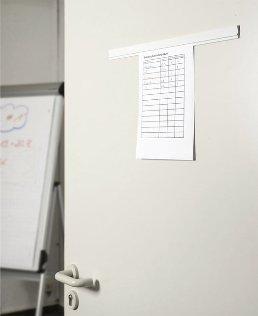 Zelfklevende Wandlijst MAUL Express Rail 50cm Wit - 6