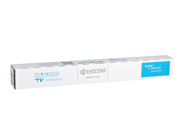 Kyocera TK-8375C Blauw Toner - Hoge capaciteit voor grote afdrukken