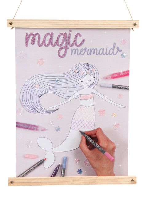 Crea Com Posterhanger set in licht hout, 33,6x2x2,2cm - 3