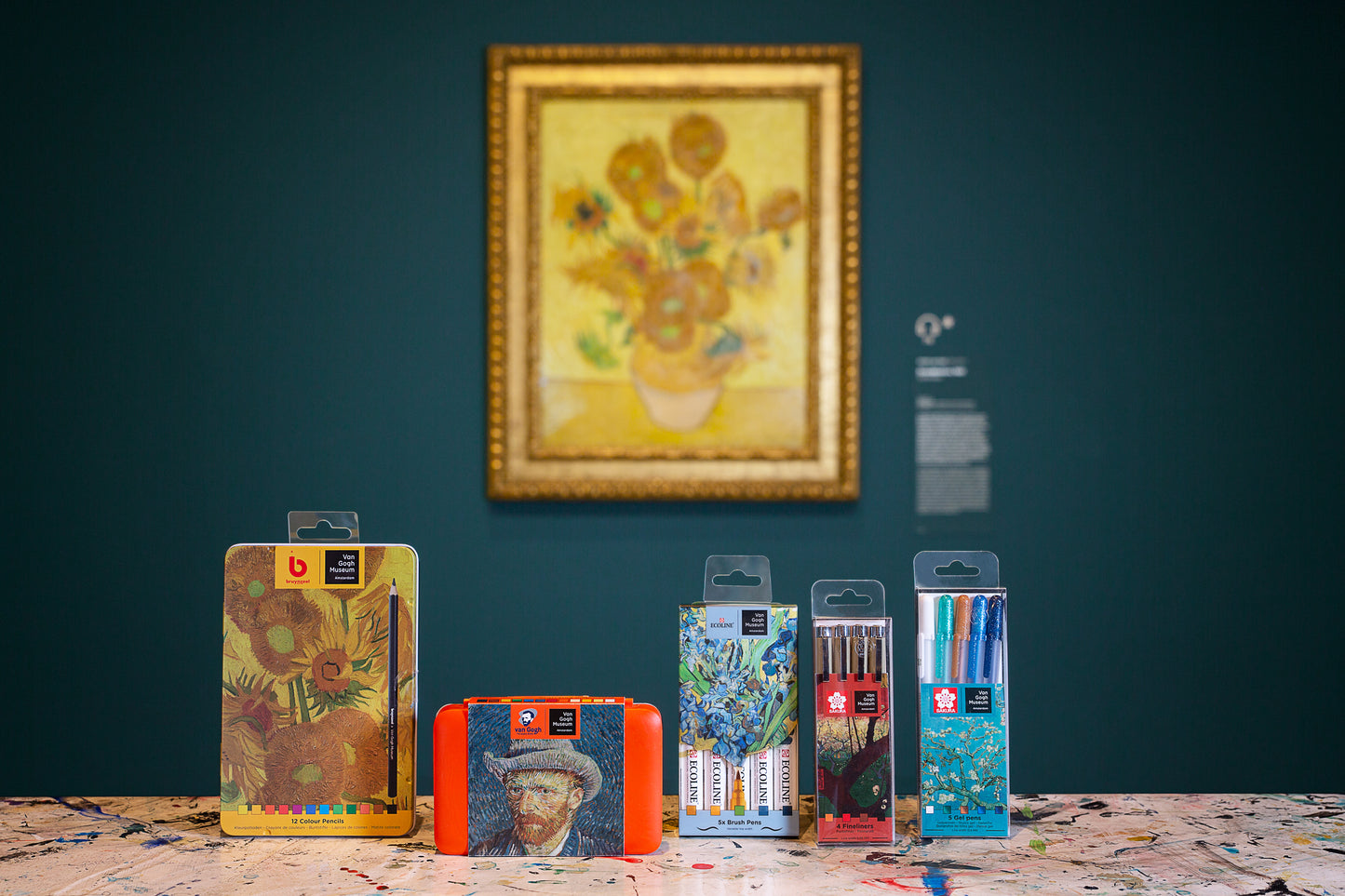 Van Gogh Aquarelverfset 12 Kleuren geïnspireerd op Van Gogh - 3