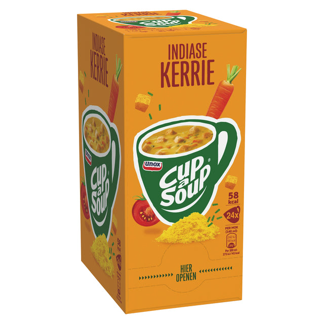 Unox Indiase Kerrie Cup-a-Soup 140ml - Kruidige soep in zak - 3