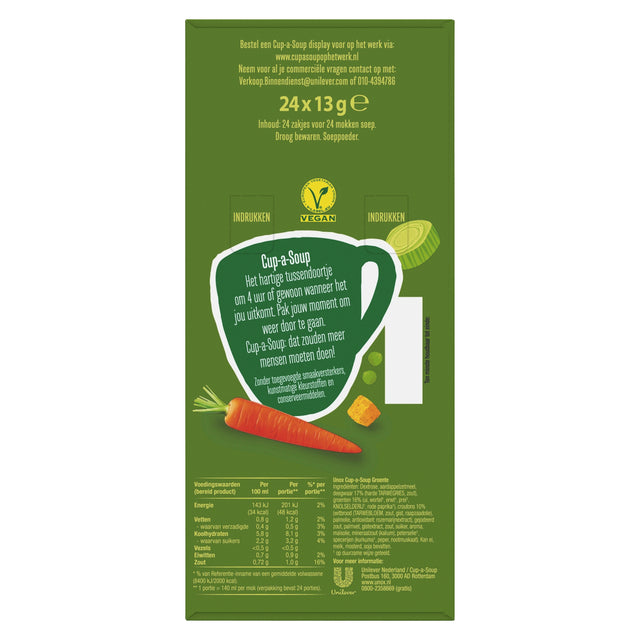 Unox Groente Cup-a-Soup 140ml - Gezonde groentesoep - 5
