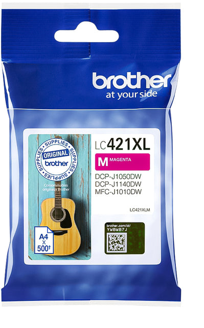 Brother LC-421XLM Rood Inktcartridge voor Hoge Capaciteit