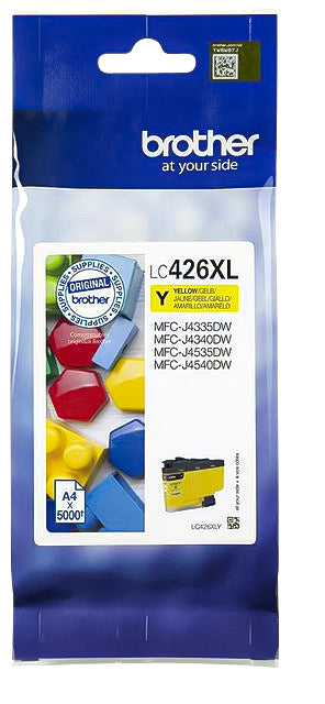 Brother LC-426XLY Gele Inktcartridge - Zeer Hoge Capaciteit