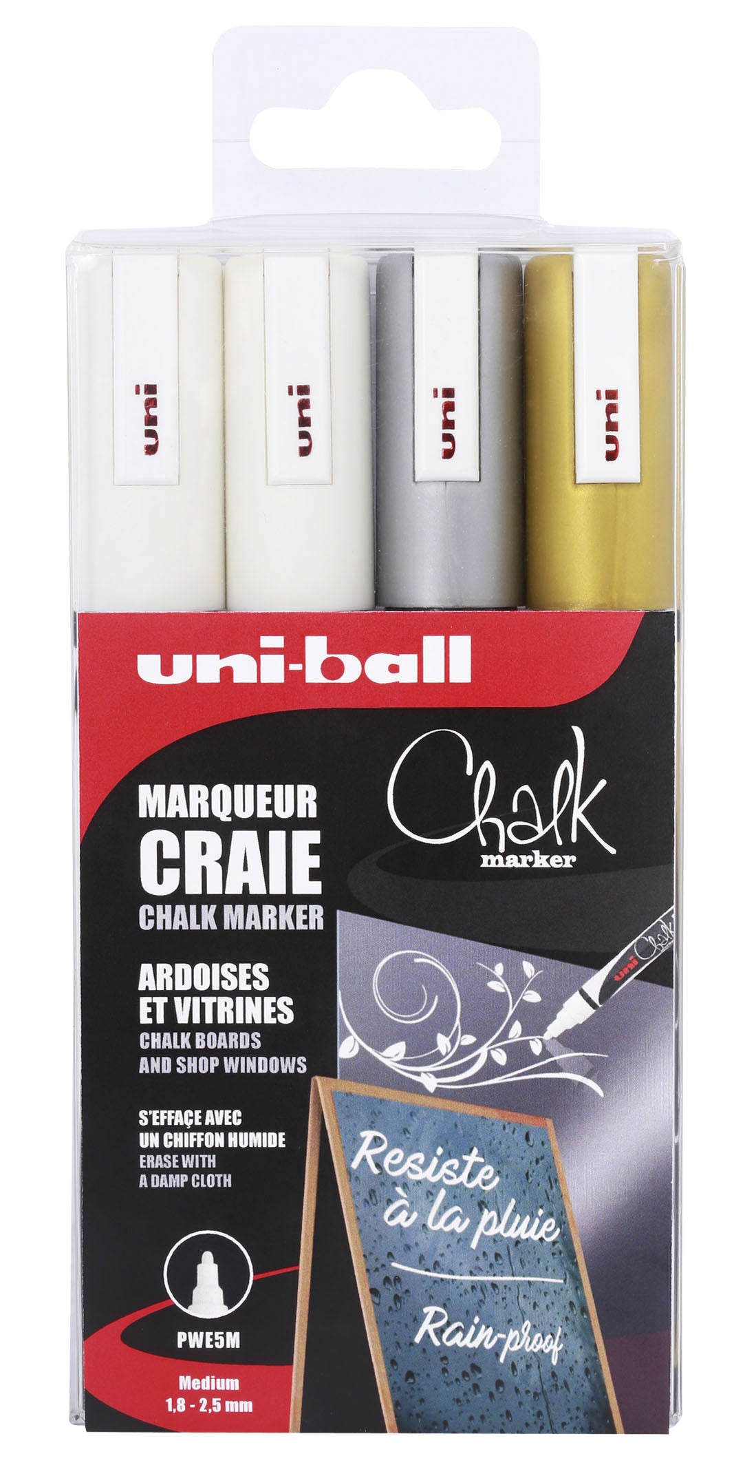 Uni-ball Krijtstift rond 1.8-2.5mm assorti