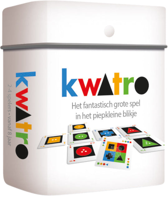 Kaartspel Kwatro met 66 kaarten voor strategisch spel