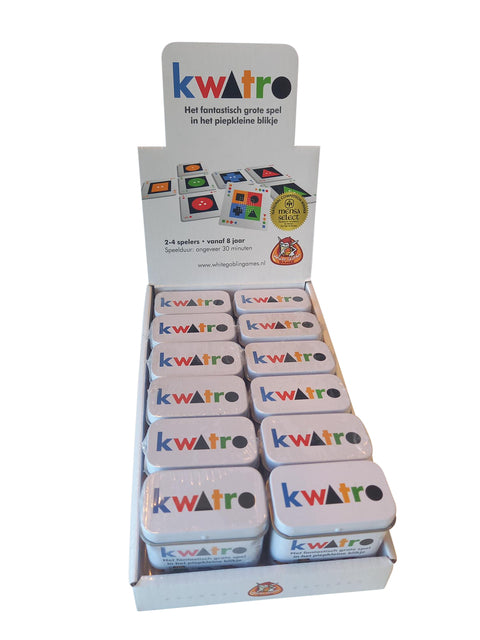Kaartspel Kwatro met 66 kaarten voor strategisch spel - 3