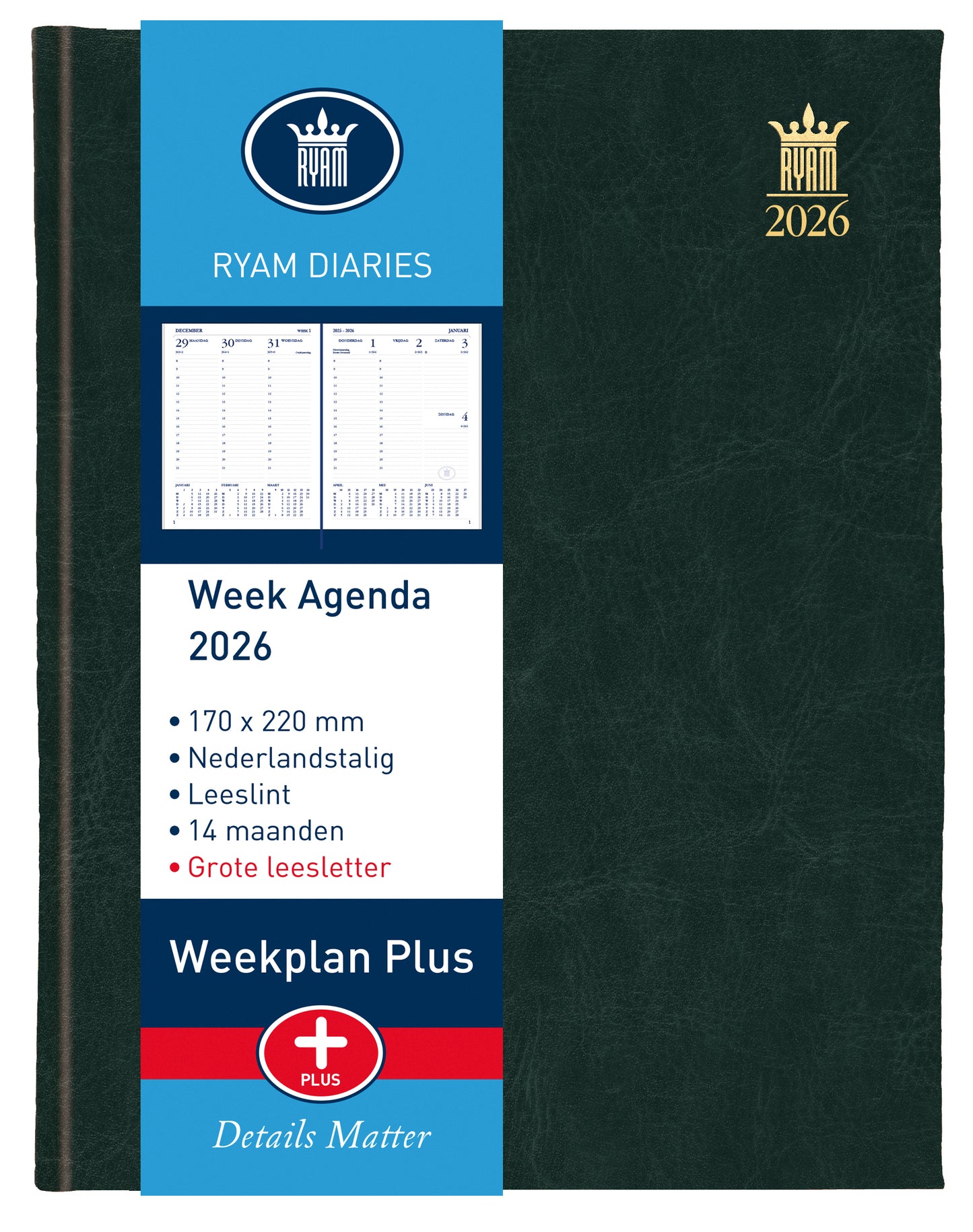 Agenda 2025 Ryam Weekplan groot letter 7d/2p - 4