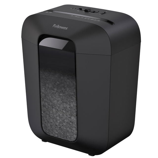 Fellowes LX41 papiervernietiger 4x12mm cross-cut zwart