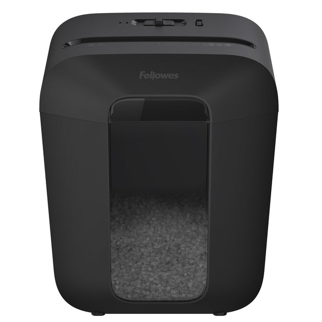 Fellowes LX41 papiervernietiger 4x12mm cross-cut zwart - 2