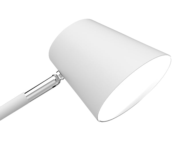 Unilux Vicky LED bureaulamp met houtlook, wit - 2