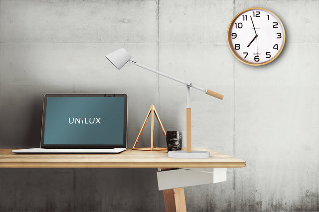 Wandklok Unilux Baltic, 30,5 cm, Hout/Wit - 3