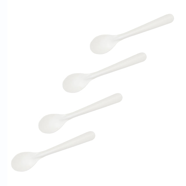 Herbruikbare papieren lepel IEZZY 180mm wit - 2