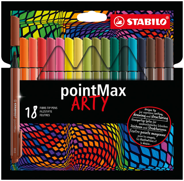 Viltstift STABILO pointMax 488/18 Arty M 18st