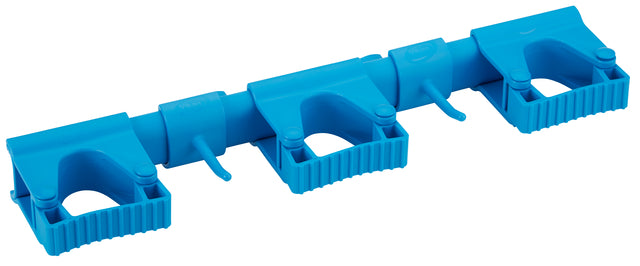 Vikan Hi-Flex ophangrek, 420mm, blauw, met klemmen en haken