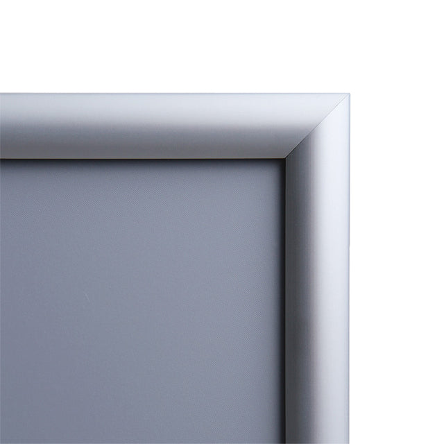Quantore A4 kliklijst 25mm, zilver met ontspiegelde folie - 2