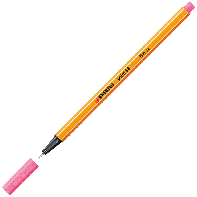 Stabilo Point 88 Fineliner 0,4mm Roze, Assortiment