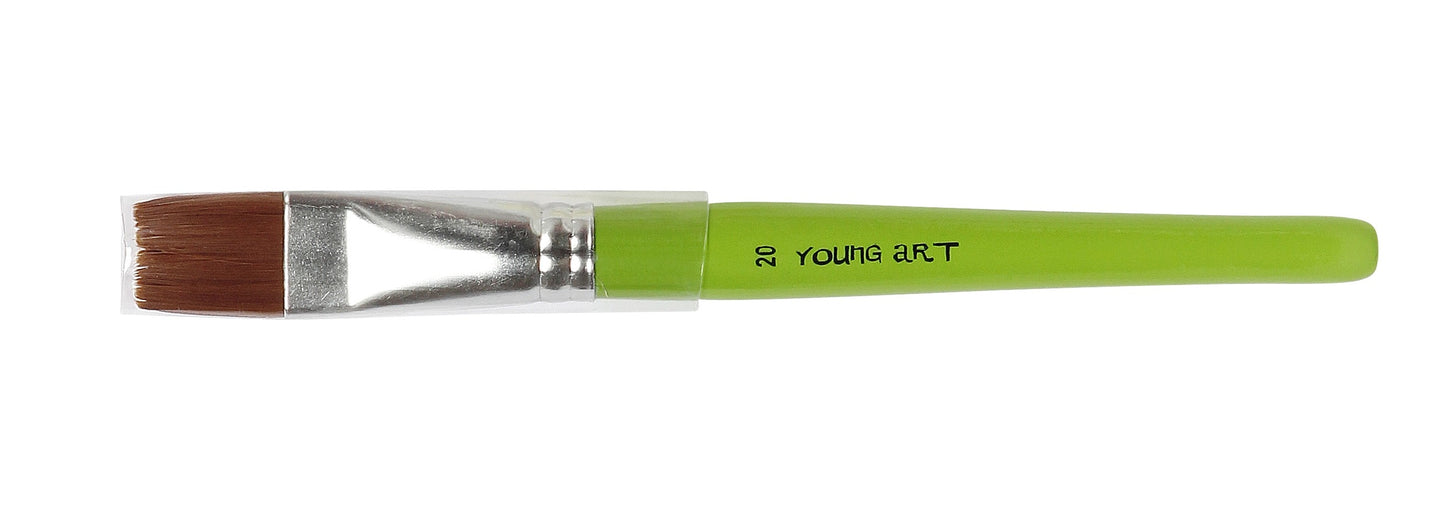 Zahn Young Art 7210 nr 20 Platte Schoolkwast voor verf